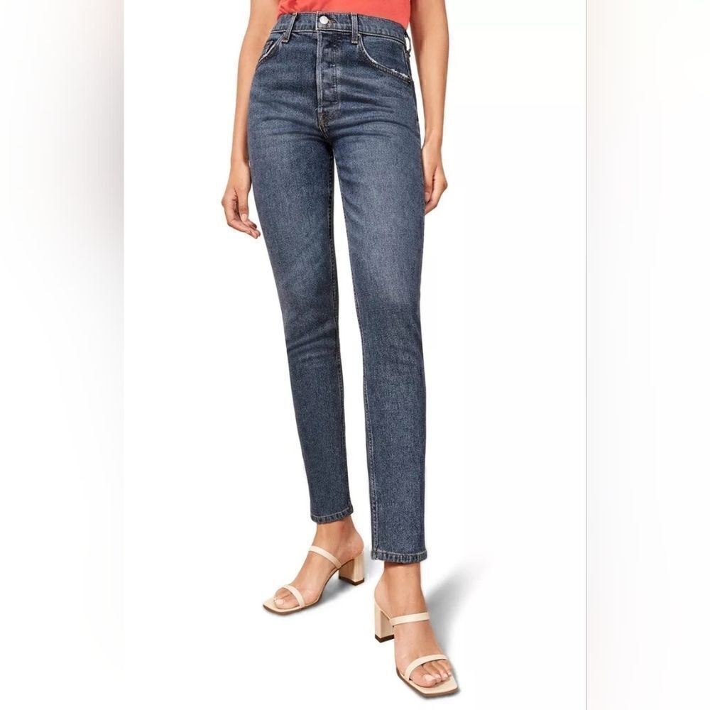 Reformation Serena High Rise Skinny Jean In Kasai Size 26